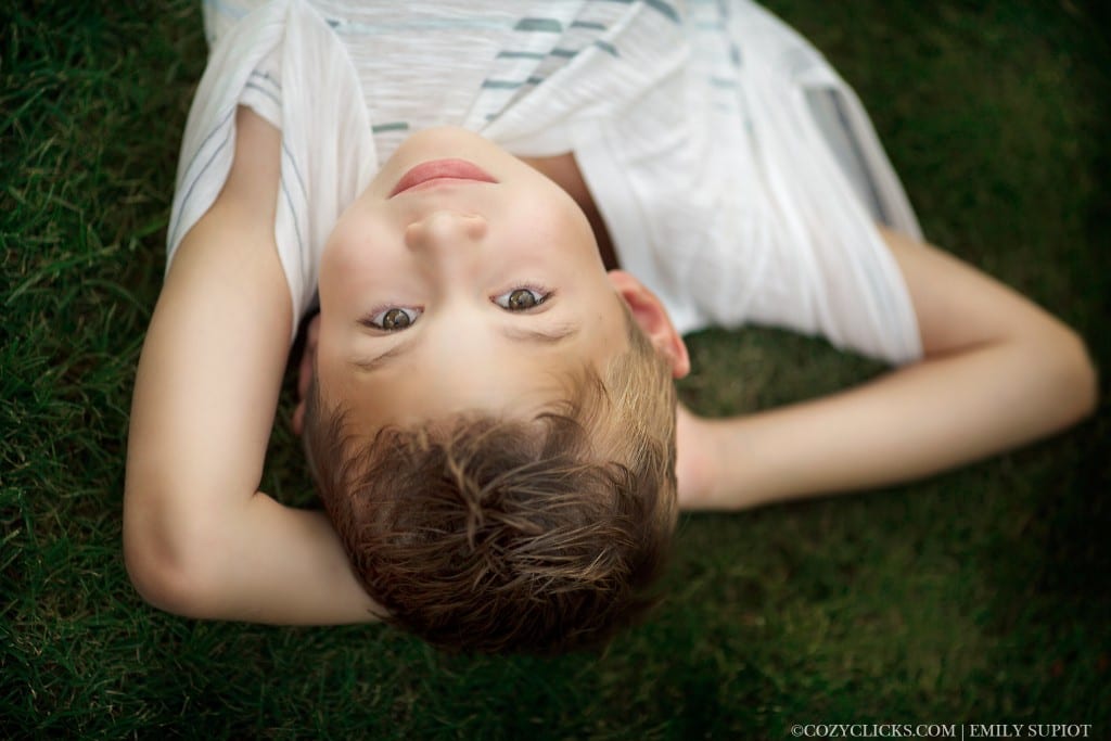 Fun perspective portraits taken of child in Phoenix 85044 85048
